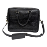 Croc-Embossed Work Bag