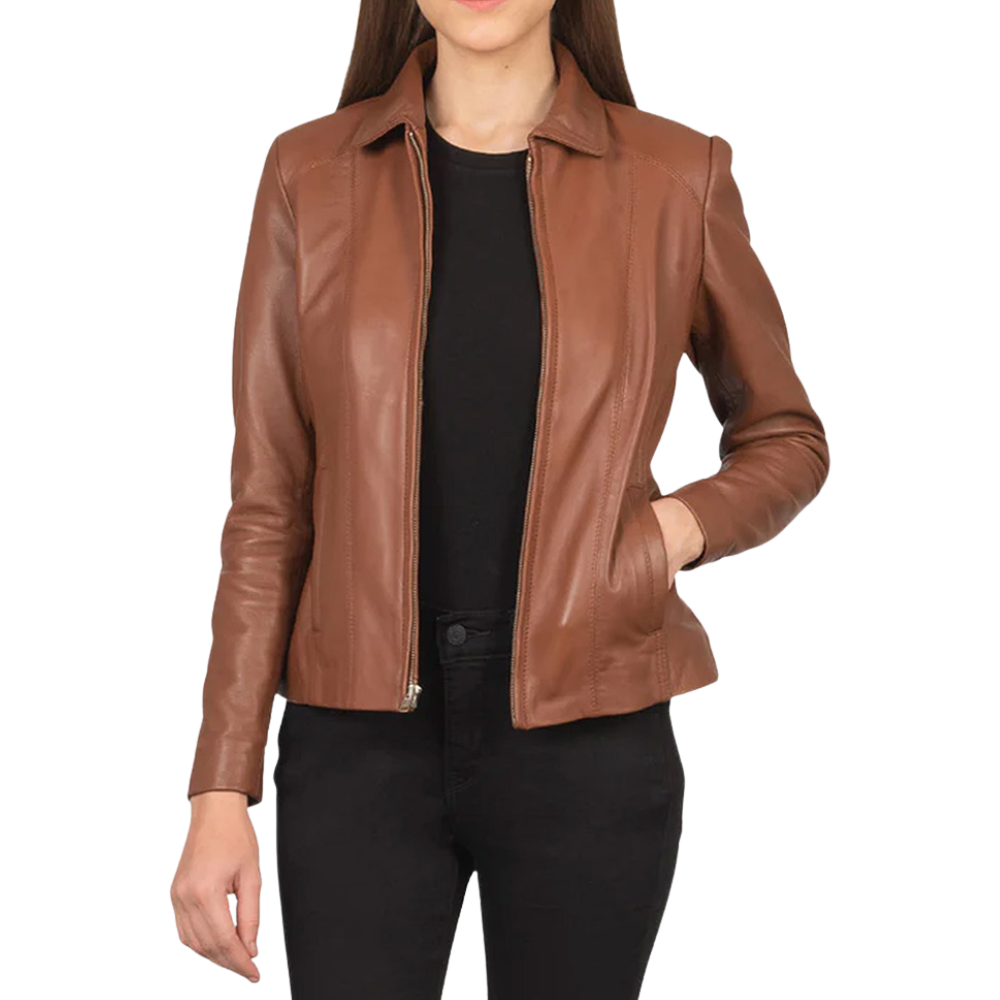 7 Women leather Jacket - Image 1